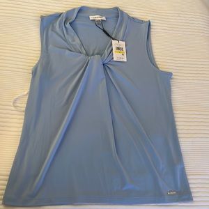 New Calvin Klein Light Blue Dress Top - M